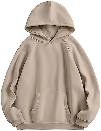 Women Hoodies Oversized Fleece Long Sleeve Comfy Casual Basic Pullover Sweatshirts 2025 Fall Outfits Y2K Clothes