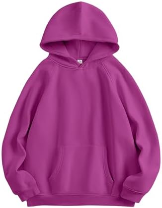 Women Hoodies Oversized Fleece Long Sleeve Comfy Casual Basic Pullover Sweatshirts 2025 Fall Outfits Y2K Clothes