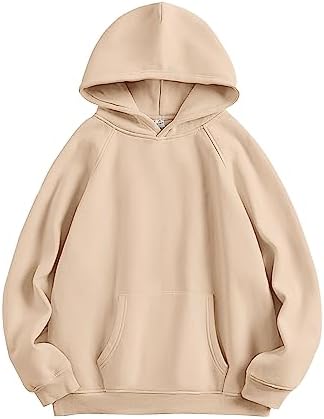 Women Hoodies Oversized Fleece Long Sleeve Comfy Casual Basic Pullover Sweatshirts 2025 Fall Outfits Y2K Clothes