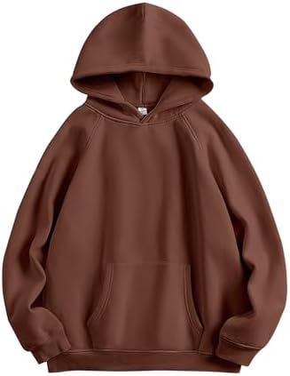 Women Hoodies Oversized Fleece Long Sleeve Comfy Casual Basic Pullover Sweatshirts 2025 Fall Outfits Y2K Clothes