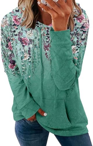 Women's Pullover Hoodies Teen Girls Trendy Fall Fashion Tops Hooded Sweatshirts