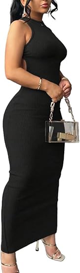 Women Summer Sexy Bodycon Maxi Dress Casual Long Dresses