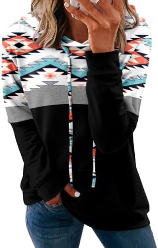 Women's Pullover Hoodies Teen Girls Trendy Fall Fashion Tops Hooded Sweatshirts