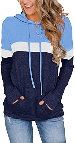 Women’s 2025 Fall Long Sleeve Hoodie Pullover Sweatshirt Lightweight Casual Tops Blouse