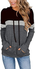 Women’s 2025 Fall Long Sleeve Hoodie Pullover Sweatshirt Lightweight Casual Tops Blouse
