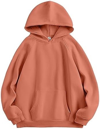 Women Hoodies Oversized Fleece Long Sleeve Comfy Casual Basic Pullover Sweatshirts 2025 Fall Outfits Y2K Clothes