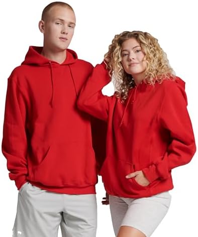 mens Dri-power Fleece Hoodies, Moisture Wicking, Cotton Blend, Relaxed Fit, Sizes S-4x