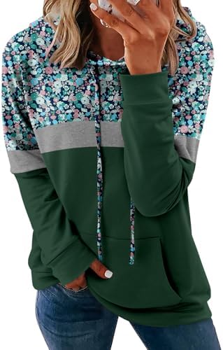 Women's Pullover Hoodies Teen Girls Trendy Fall Fashion Tops Hooded Sweatshirts