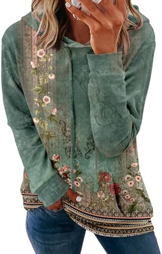 Women's Pullover Hoodies Teen Girls Trendy Fall Fashion Tops Hooded Sweatshirts