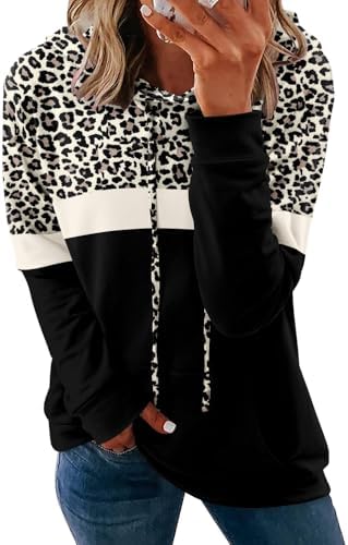 Women's Pullover Hoodies Teen Girls Trendy Fall Fashion Tops Hooded Sweatshirts