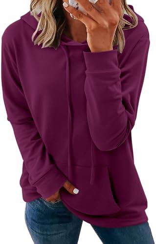 Women's Pullover Hoodies Teen Girls Trendy Fall Fashion Tops Hooded Sweatshirts