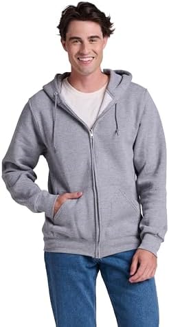 mens Dri-power Fleece Hoodies, Moisture Wicking, Cotton Blend, Relaxed Fit, Sizes S-4x