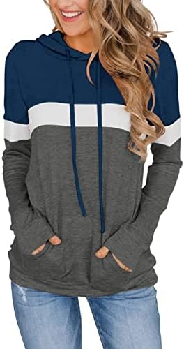 Women’s 2025 Fall Long Sleeve Hoodie Pullover Sweatshirt Lightweight Casual Tops Blouse
