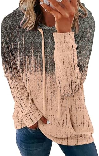 Women's Pullover Hoodies Teen Girls Trendy Fall Fashion Tops Hooded Sweatshirts