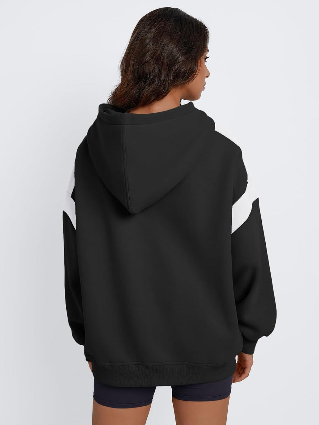 Womens Oversized Hoodies Color Block Fall Fashion 2025 Casual Long Sleeve Sweatshirts Y2k Winter Clothes