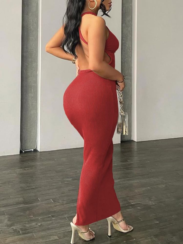 Women Summer Sexy Bodycon Maxi Dress Casual Long Dresses