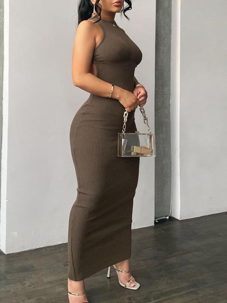 Women Summer Sexy Bodycon Maxi Dress Casual Long Dresses