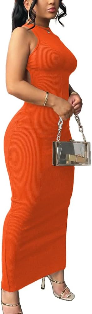 Women Summer Sexy Bodycon Maxi Dress Casual Long Dresses