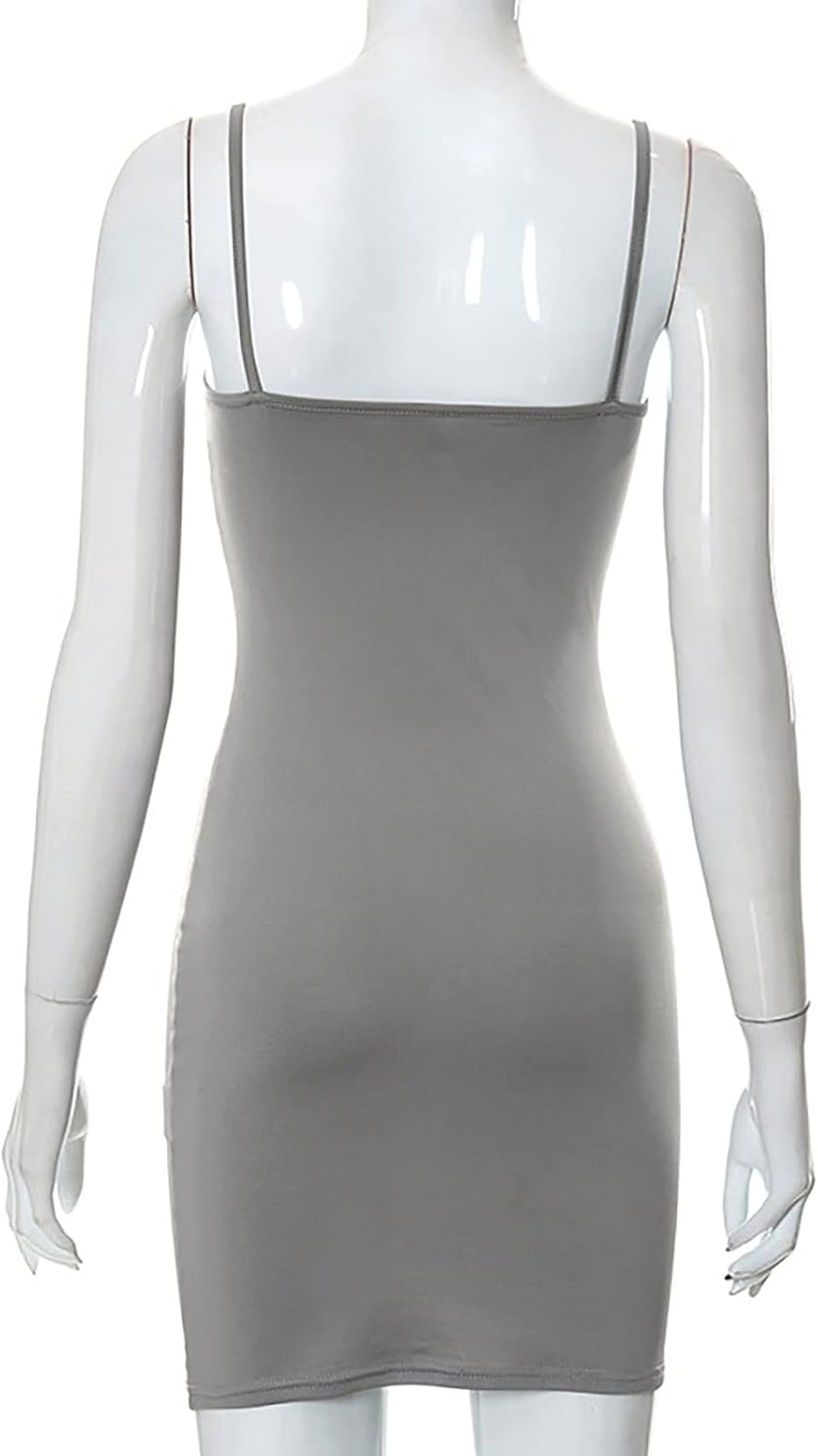 Women's Casual Lounge Slip Long Dress Sexy Sleeveless Backless Bodycon Maxi Dresses 2023 Summer Slim Elegant