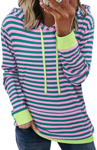 Women's Pullover Hoodies Teen Girls Trendy Fall Fashion Tops Hooded Sweatshirts