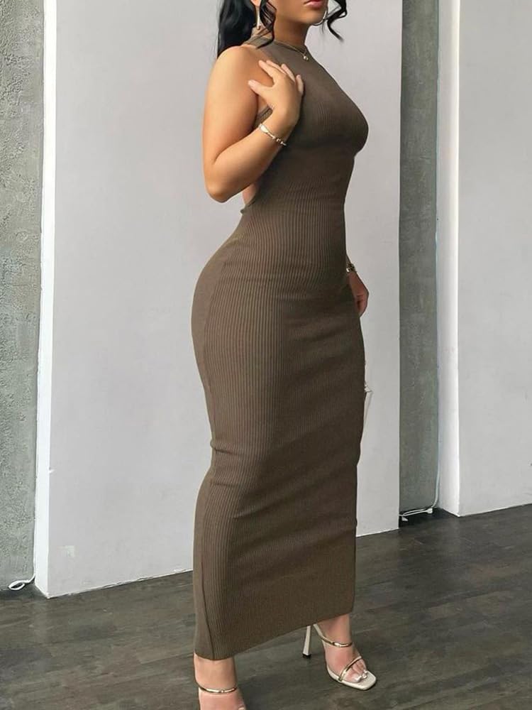 Women Summer Sexy Bodycon Maxi Dress Casual Long Dresses