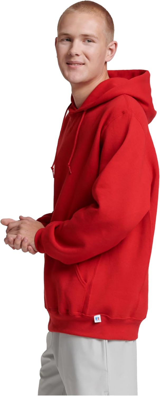 mens Dri-power Fleece Hoodies, Moisture Wicking, Cotton Blend, Relaxed Fit, Sizes S-4x