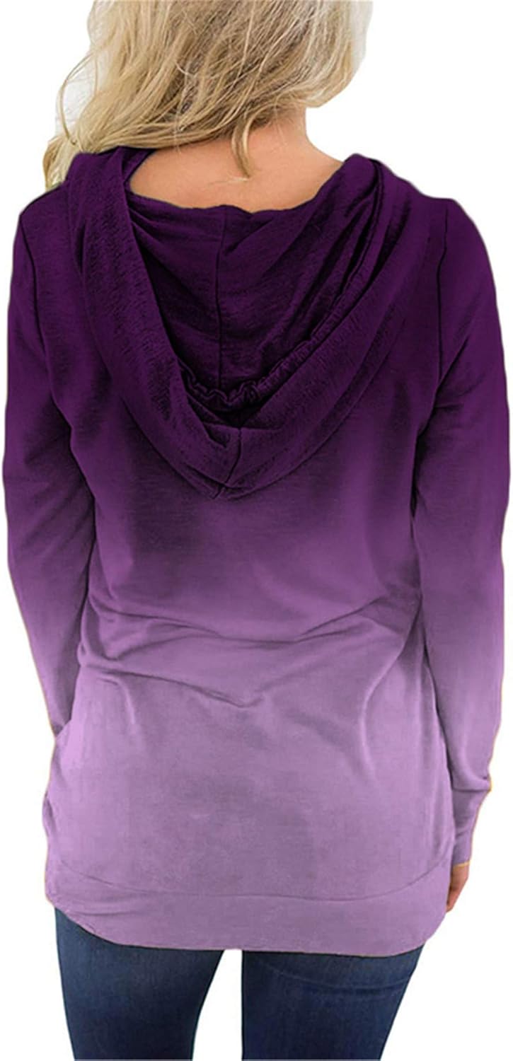 Women's Pullover Hoodies Teen Girls Trendy Fall Fashion Tops Hooded Sweatshirts