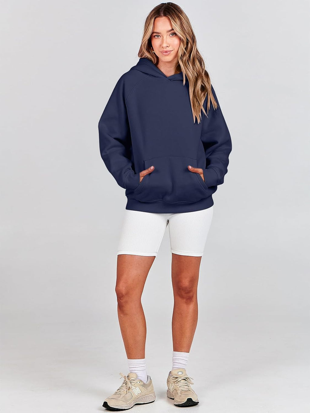 Women Hoodies Oversized Fleece Long Sleeve Comfy Casual Basic Pullover Sweatshirts 2025 Fall Outfits Y2K Clothes