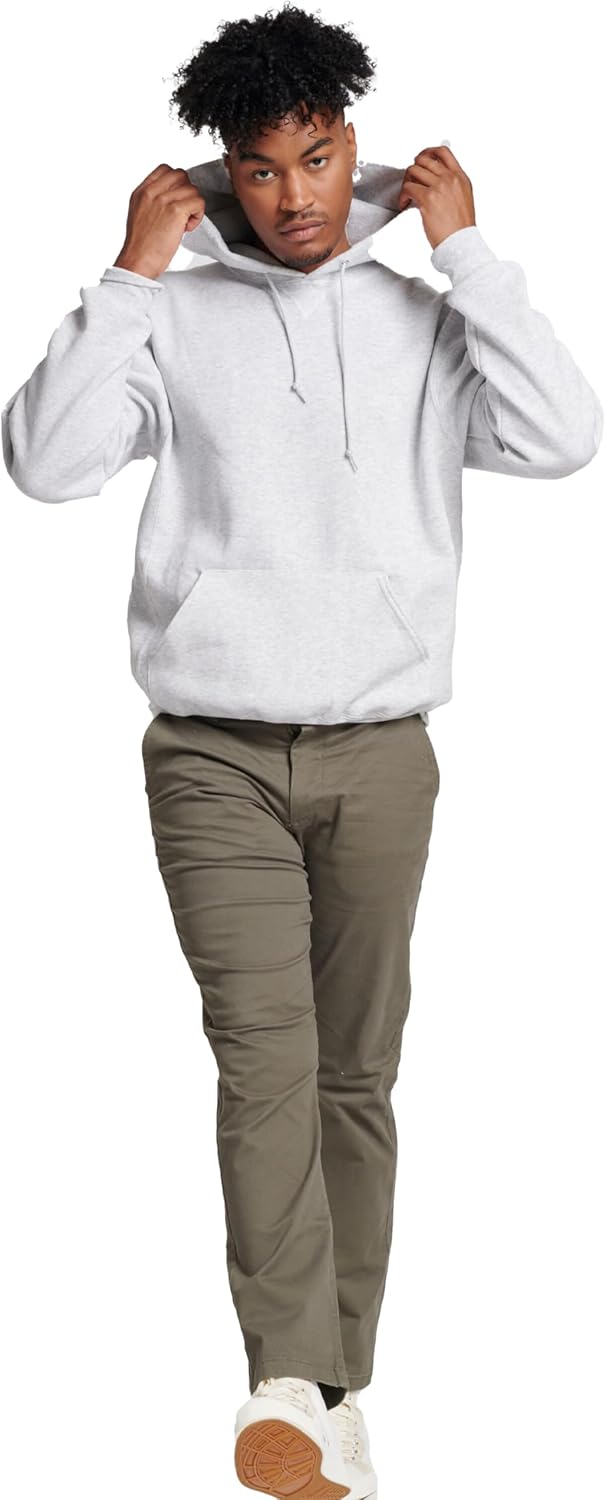 mens Dri-power Fleece Hoodies, Moisture Wicking, Cotton Blend, Relaxed Fit, Sizes S-4x