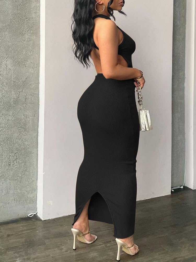 Women Summer Sexy Bodycon Maxi Dress Casual Long Dresses