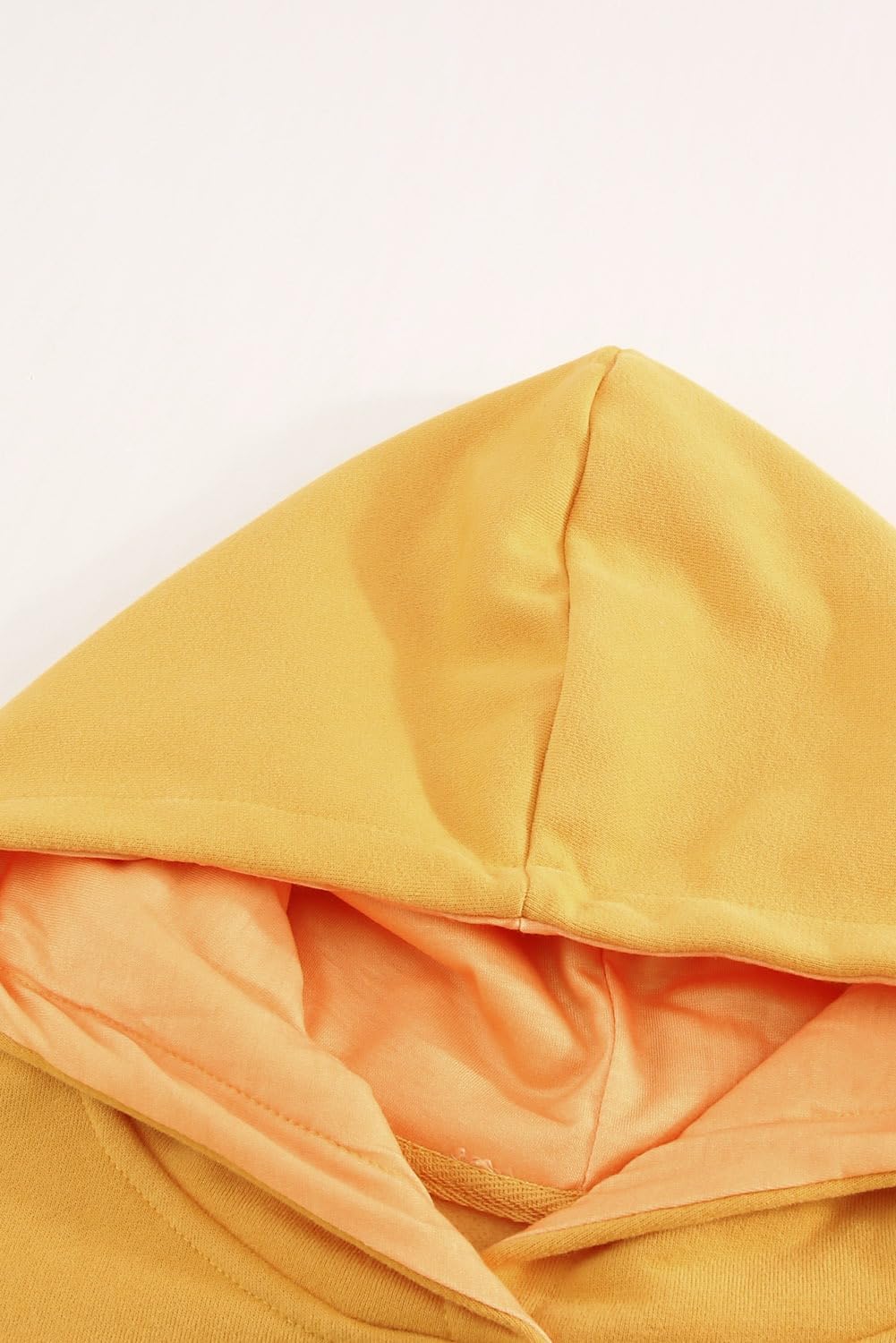 Women's Casual Hoodies Long Sleeve Solid Lightweight Pullover Tops Loose Sweatshirt with Pocket