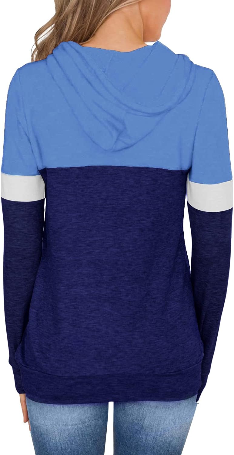 Women’s 2025 Fall Long Sleeve Hoodie Pullover Sweatshirt Lightweight Casual Tops Blouse