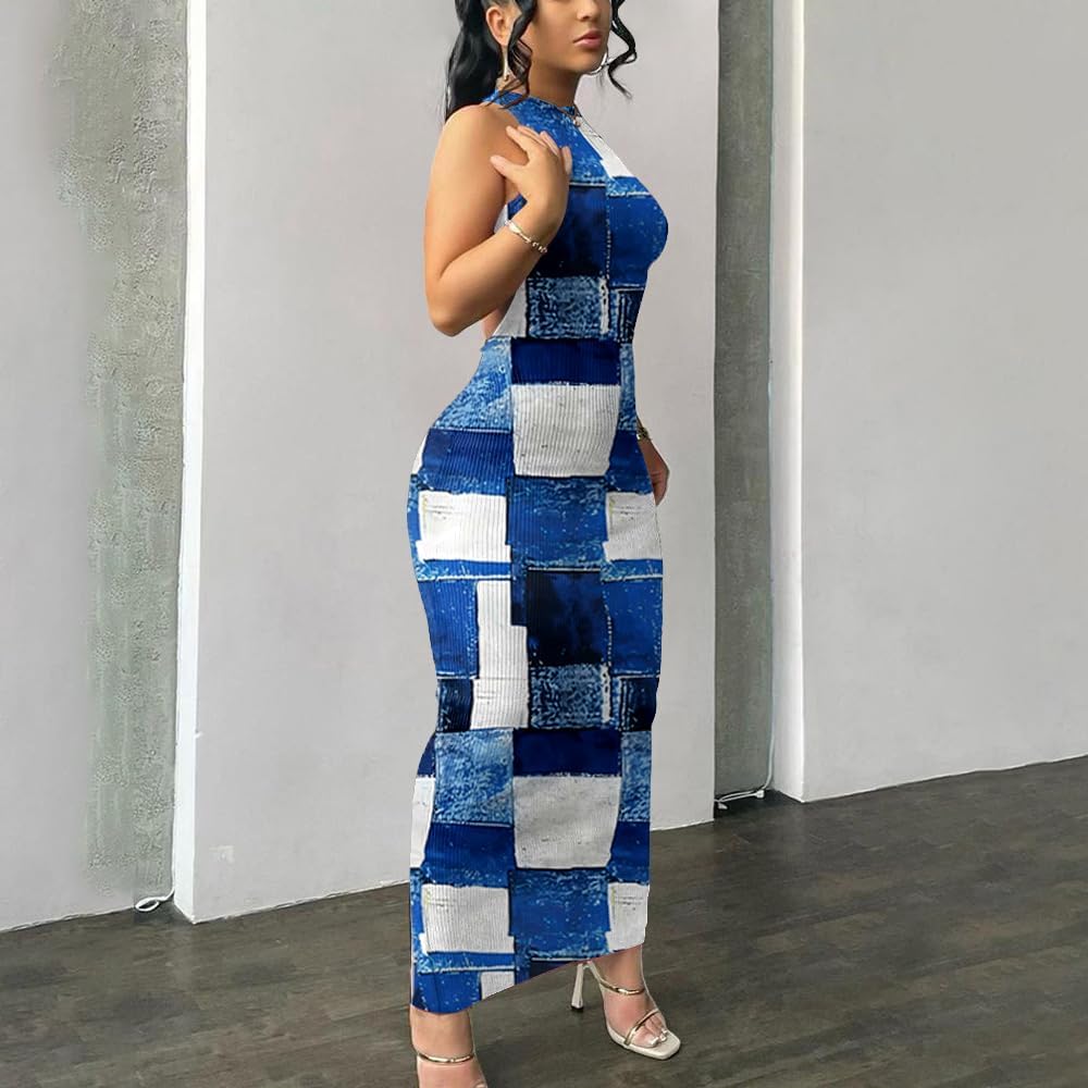 Women Summer Sexy Bodycon Maxi Dress Casual Long Dresses