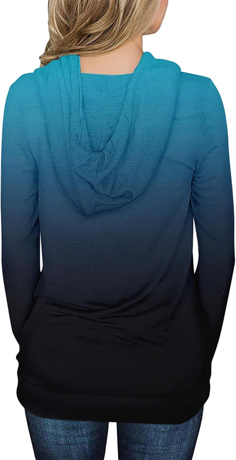 Women's Pullover Hoodies Teen Girls Trendy Fall Fashion Tops Hooded Sweatshirts