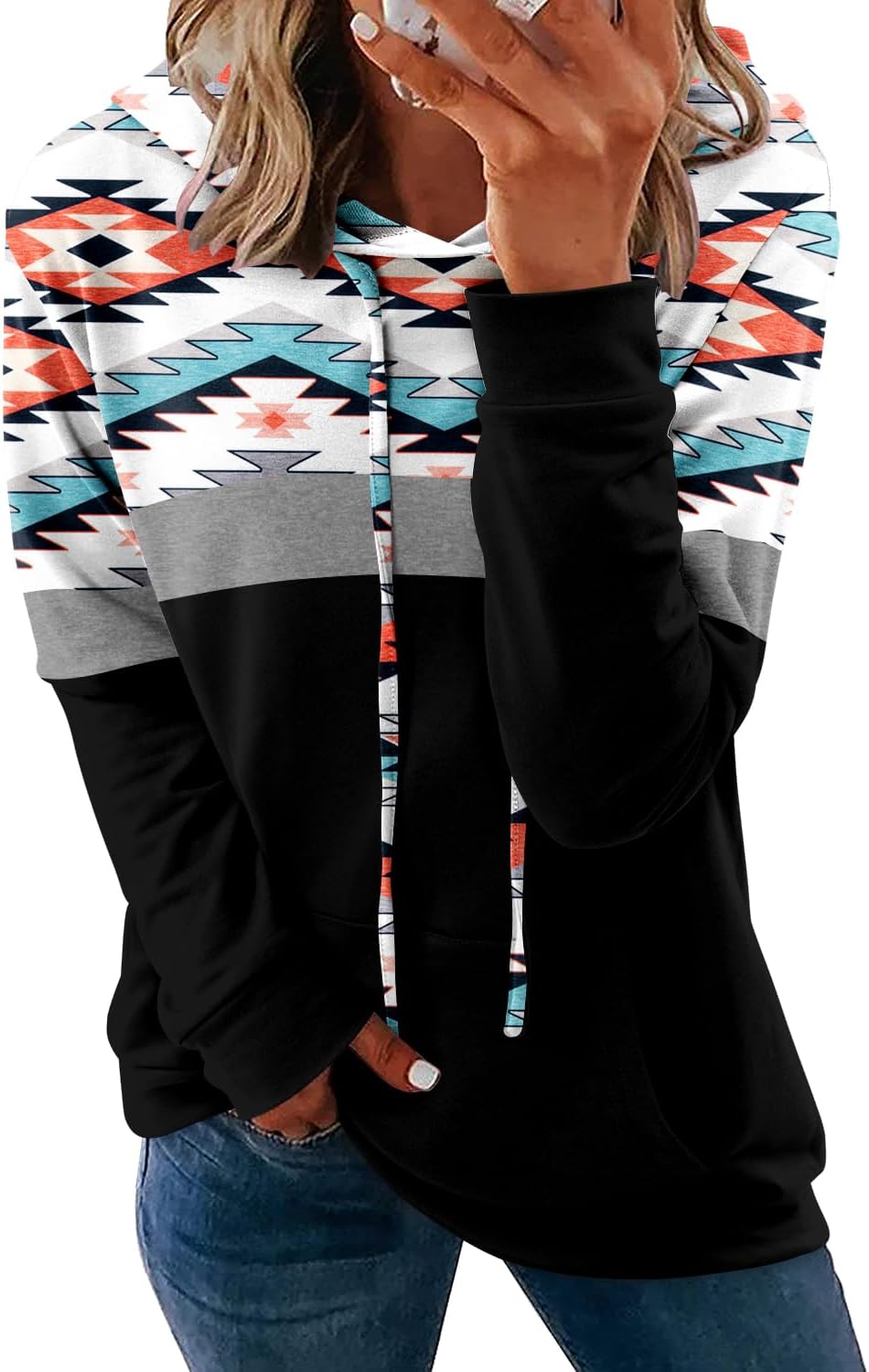 Women's Pullover Hoodies Teen Girls Trendy Fall Fashion Tops Hooded Sweatshirts