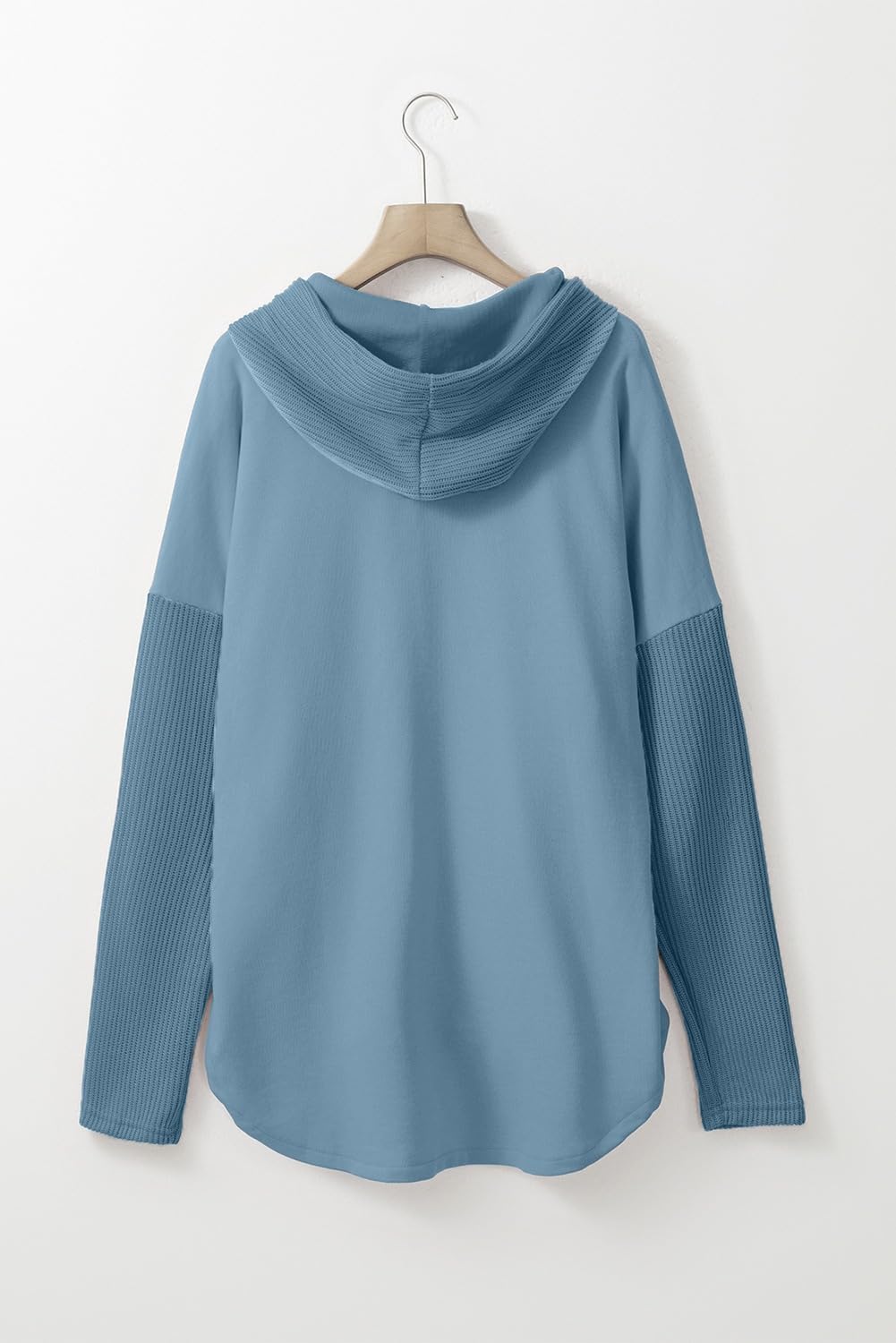 Oversized Sweatshirt for Women Loose Fit Casual Long Sleeve Button Hooded Sweatshirts Hoodies with Pocket