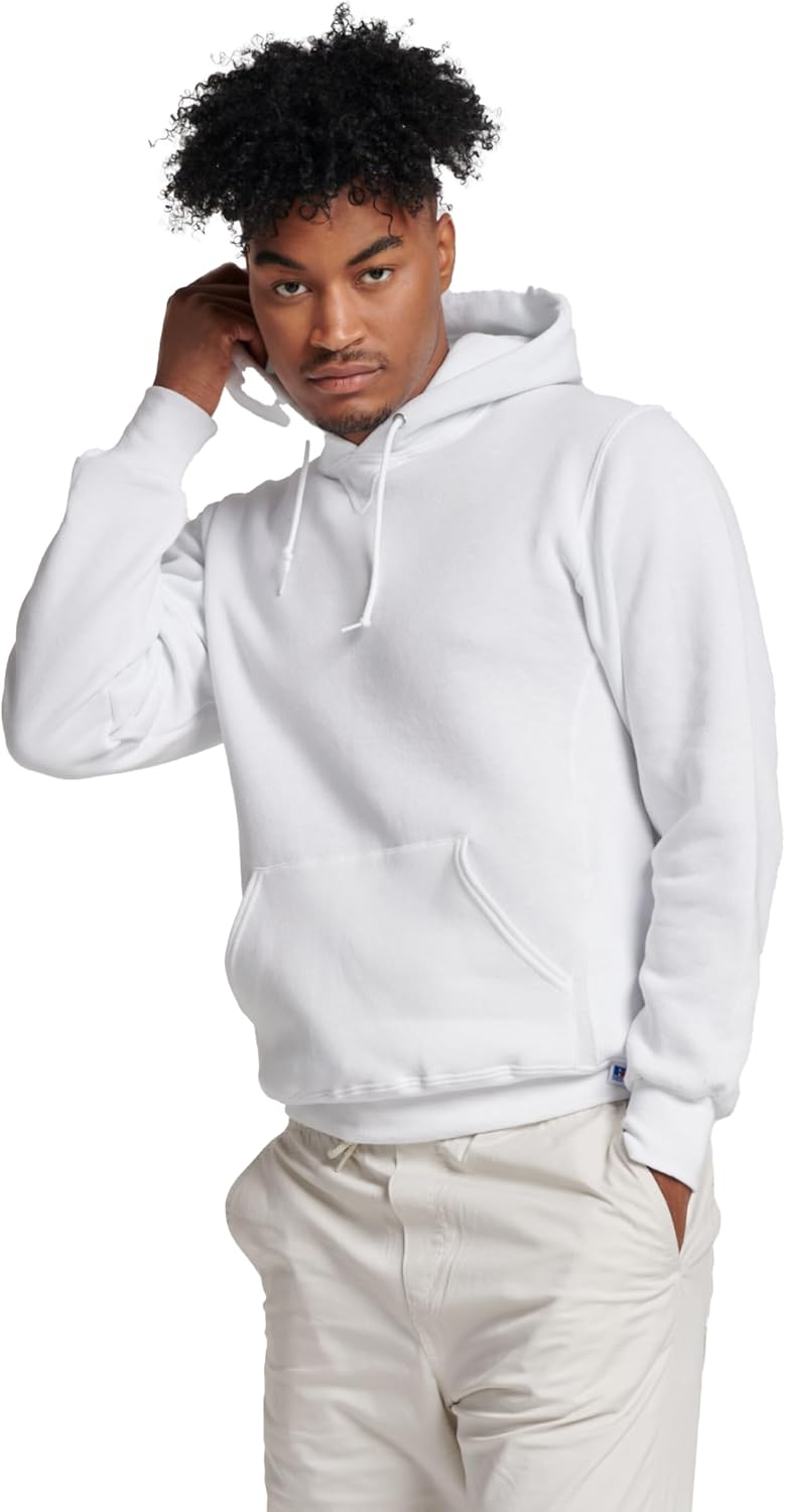 mens Dri-power Fleece Hoodies, Moisture Wicking, Cotton Blend, Relaxed Fit, Sizes S-4x
