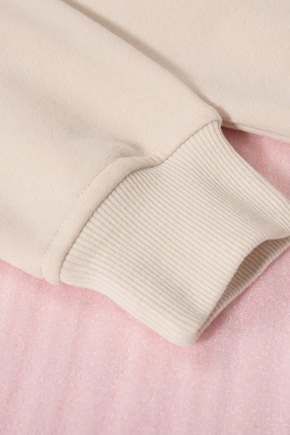 Women's Casual Hoodies Long Sleeve Solid Lightweight Pullover Tops Loose Sweatshirt with Pocket