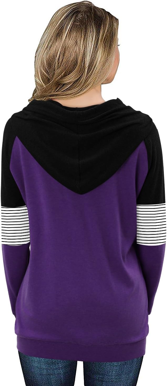 Women's Pullover Hoodies Teen Girls Trendy Fall Fashion Tops Hooded Sweatshirts