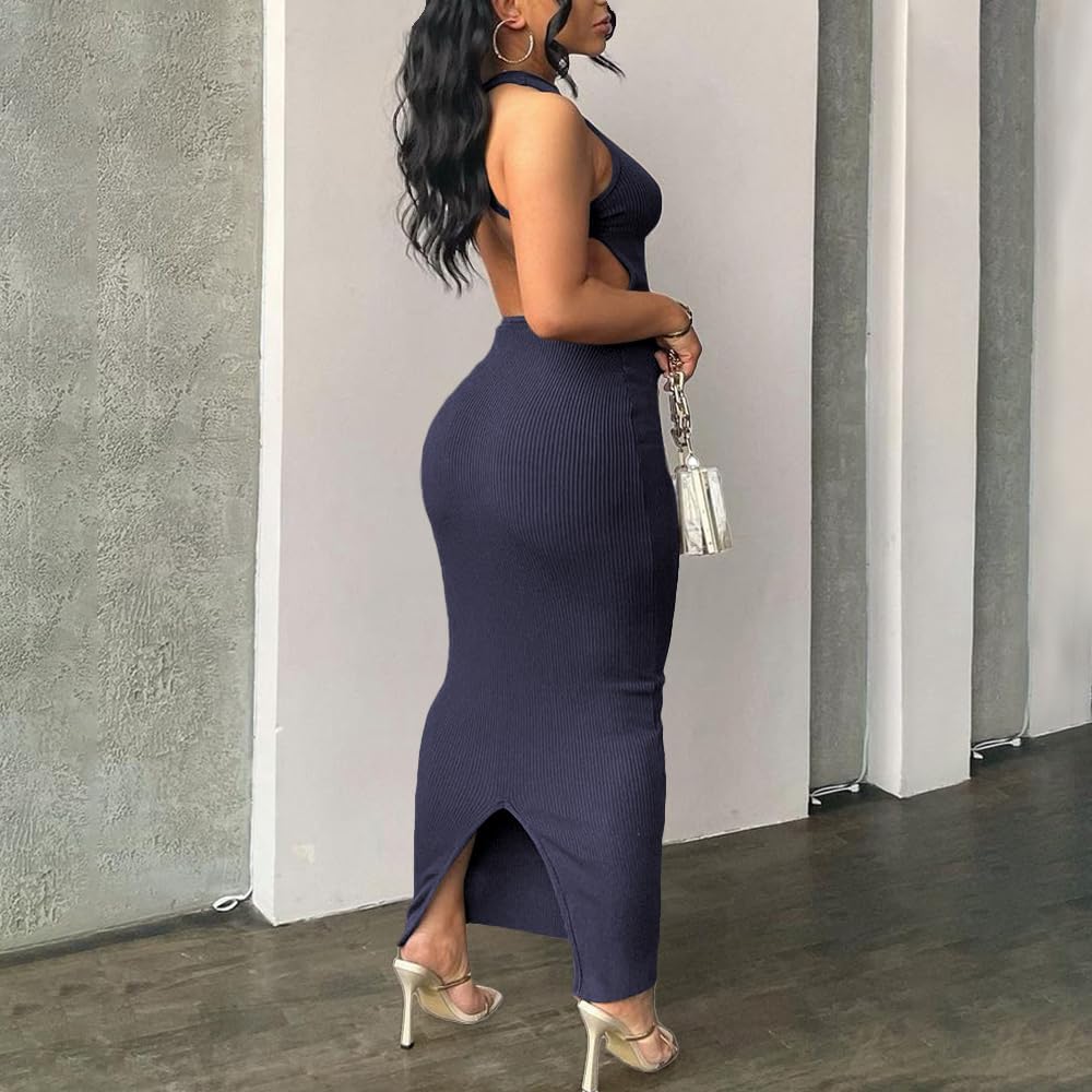 Women Summer Sexy Bodycon Maxi Dress Casual Long Dresses