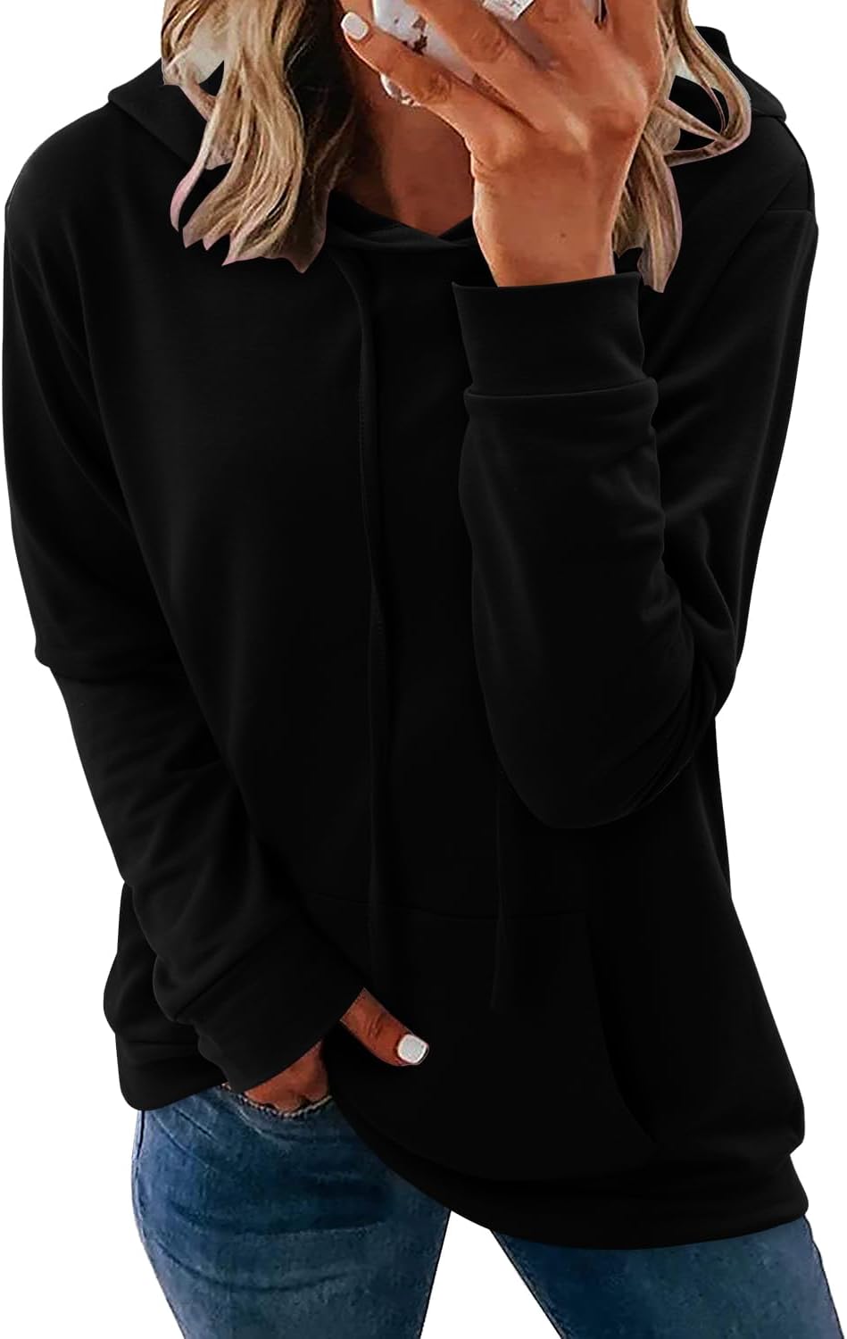 Women's Pullover Hoodies Teen Girls Trendy Fall Fashion Tops Hooded Sweatshirts