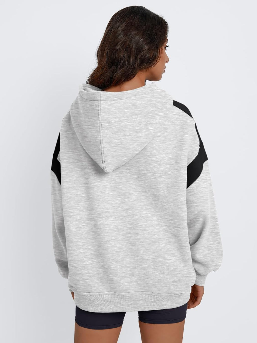 Womens Oversized Hoodies Color Block Fall Fashion 2025 Casual Long Sleeve Sweatshirts Y2k Winter Clothes