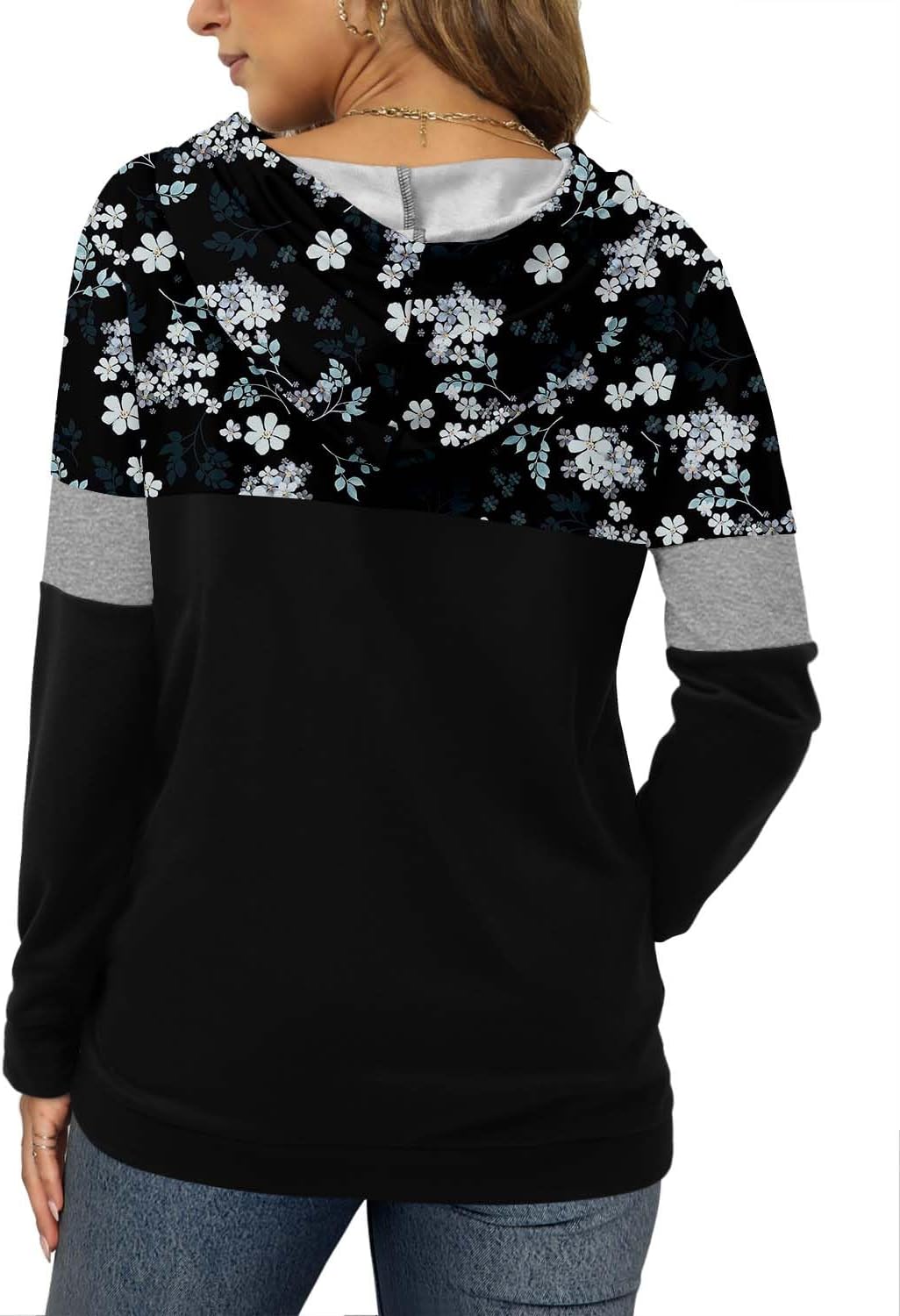 Women's Pullover Hoodies Teen Girls Trendy Fall Fashion Tops Hooded Sweatshirts