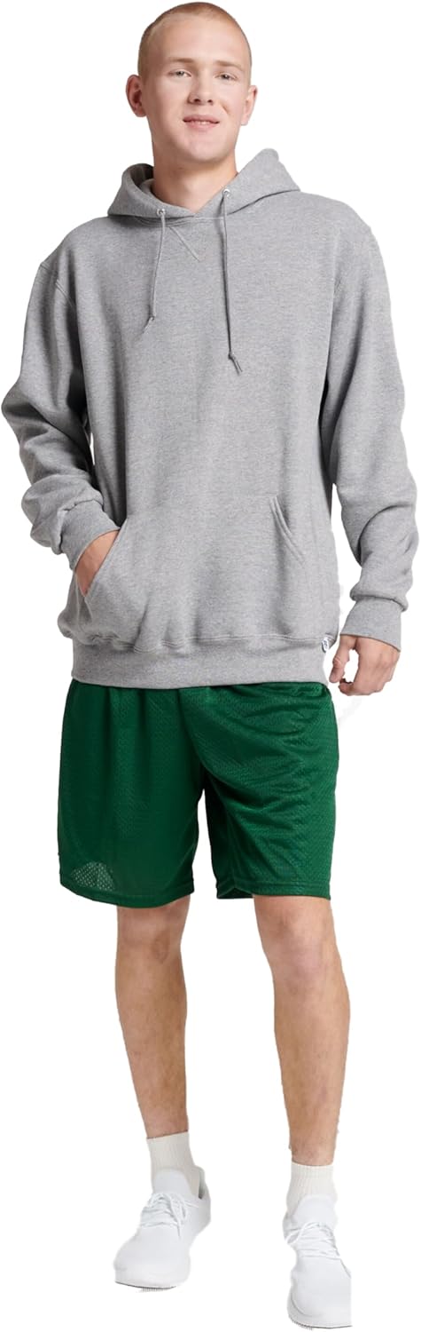 mens Dri-power Fleece Hoodies, Moisture Wicking, Cotton Blend, Relaxed Fit, Sizes S-4x