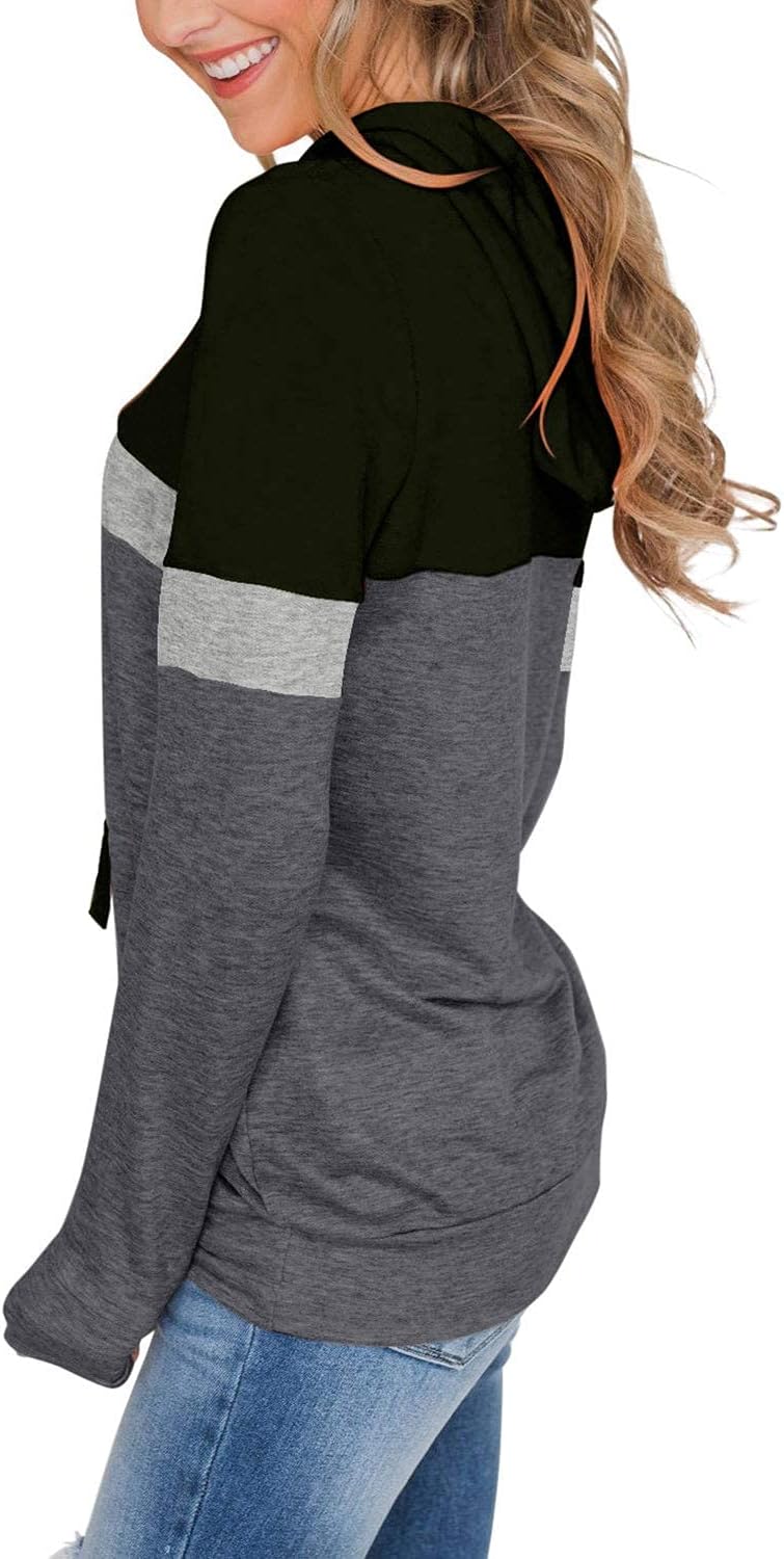 Women’s 2025 Fall Long Sleeve Hoodie Pullover Sweatshirt Lightweight Casual Tops Blouse