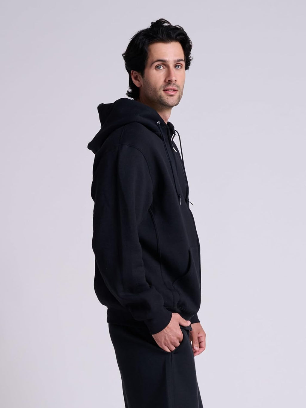 mens Dri-power Fleece Hoodies, Moisture Wicking, Cotton Blend, Relaxed Fit, Sizes S-4x