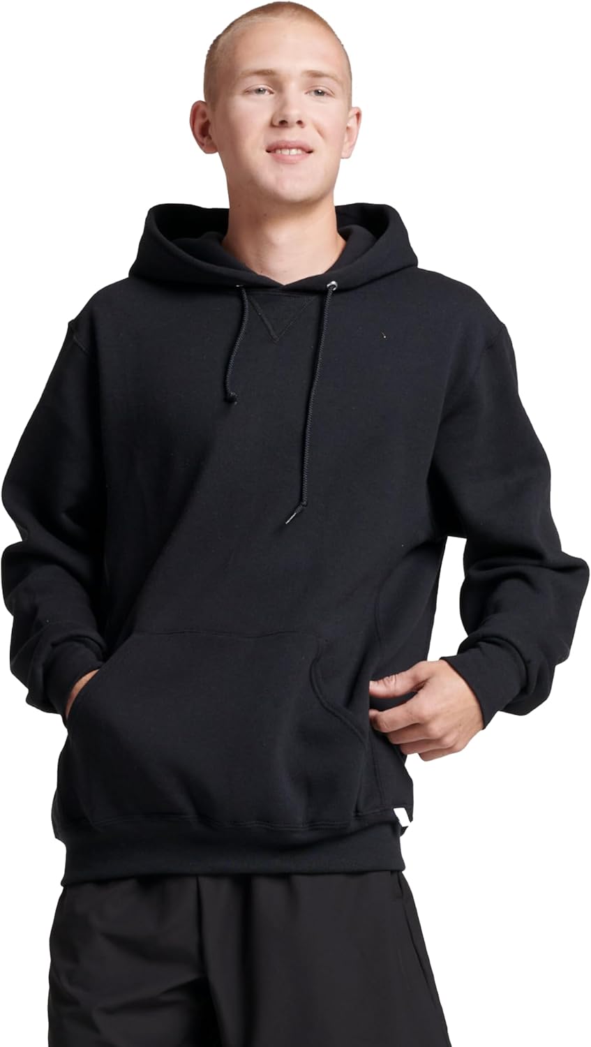 mens Dri-power Fleece Hoodies, Moisture Wicking, Cotton Blend, Relaxed Fit, Sizes S-4x