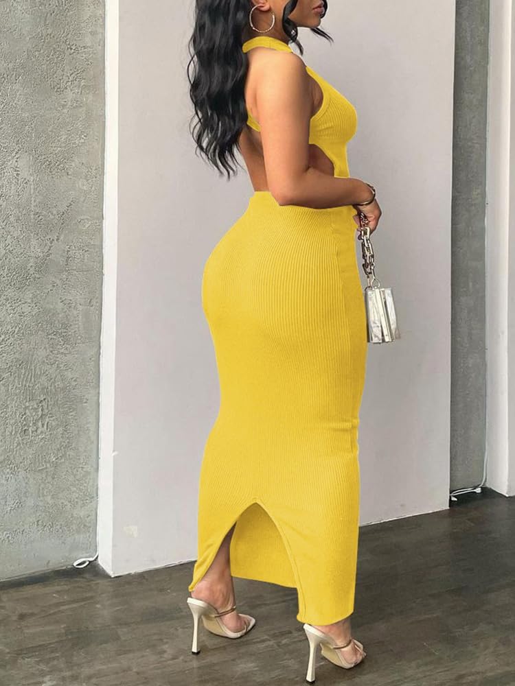 Women Summer Sexy Bodycon Maxi Dress Casual Long Dresses