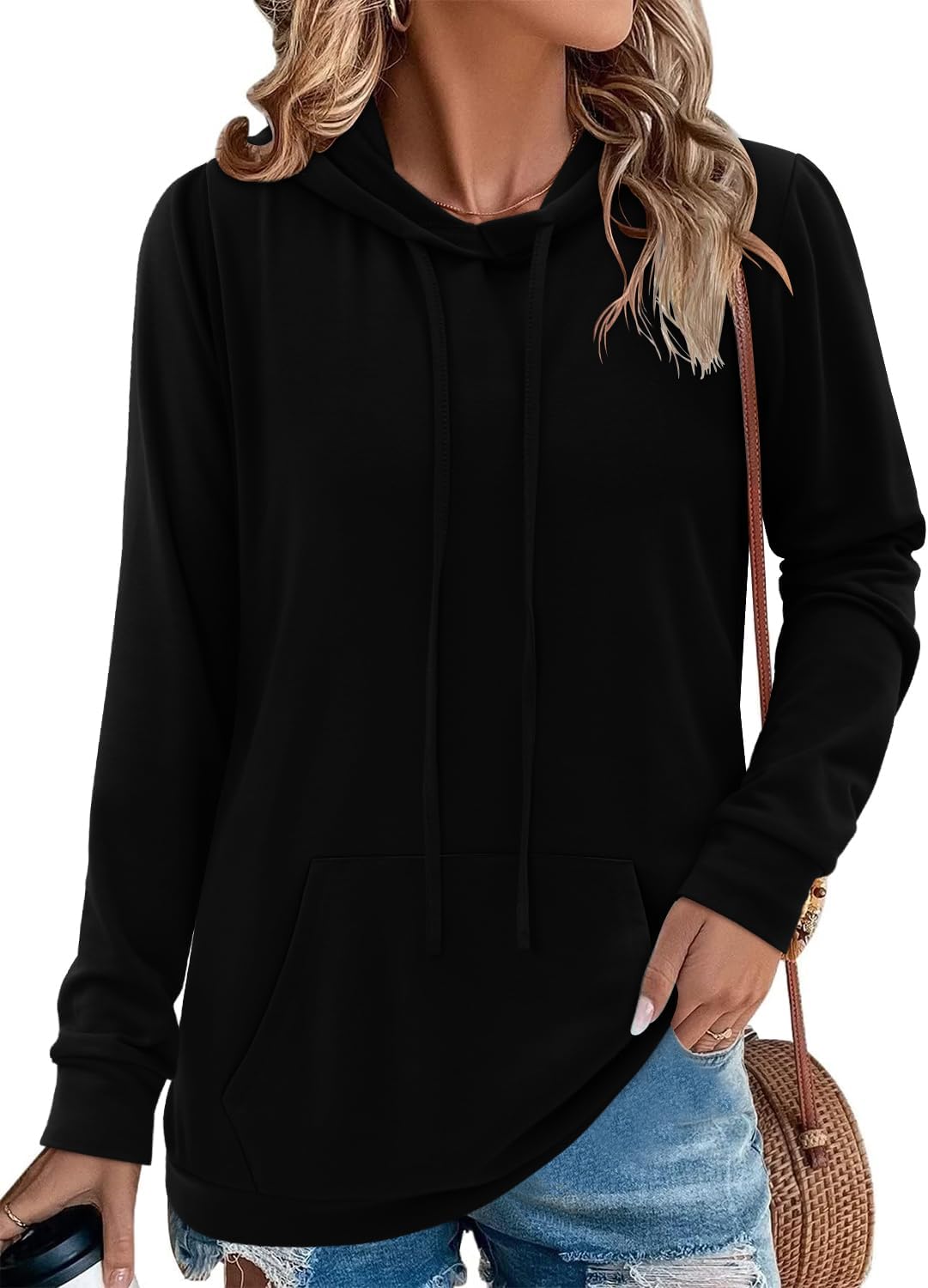 Women's Pullover Hoodies Teen Girls Trendy Fall Fashion Tops Hooded Sweatshirts