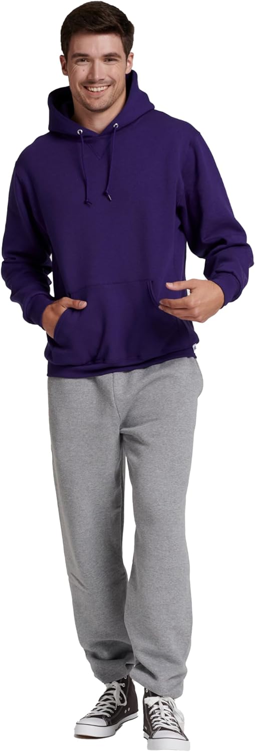 mens Dri-power Fleece Hoodies, Moisture Wicking, Cotton Blend, Relaxed Fit, Sizes S-4x